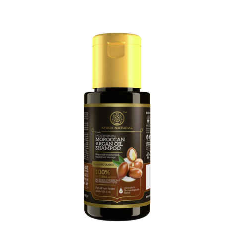 Buy Khadi Natural Moraccon Argan Oil Hair Shampoo Powered Botanics 30 ml - Purplle