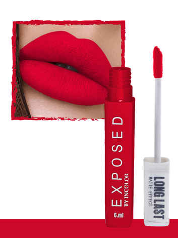 Buy Incolor Long Last Matte Effect Lipgloss 06 (6 ml) - Purplle