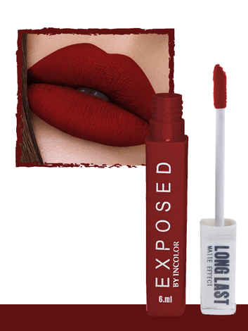 Buy Incolor Long Last Matte Effect Lipgloss 07 (6 ml) - Purplle