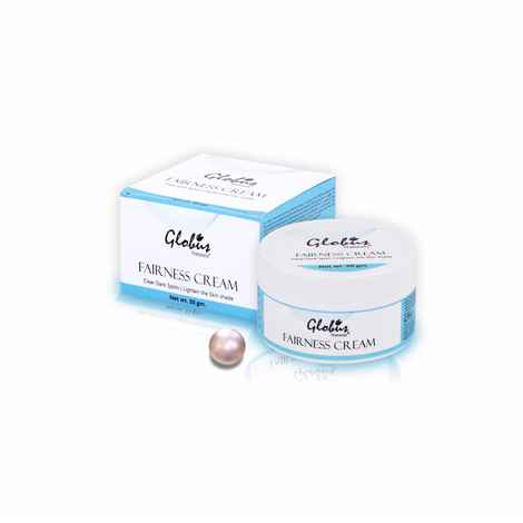 Buy Globus Naturals Fairness Cream, Lightens Skin Tone Blemishes and Dark Spots, For Radiant & Glowing Skin (50 g) - Purplle