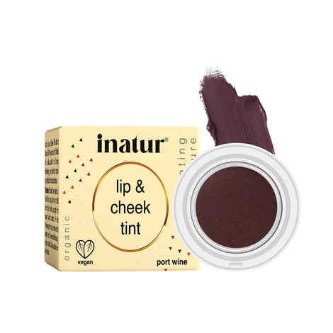 Buy Inatur Lip and Cheek Tint Port Wine (4 gm) - Purplle