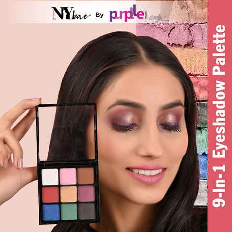 Buy NY Bae Eye Love Eyeshadow Palette - Magical Mix 08 (9 gm) | Multicolour | Bright Shades | Matte, Shimmer & Glitter | Long Lasting | Blendable - Purplle