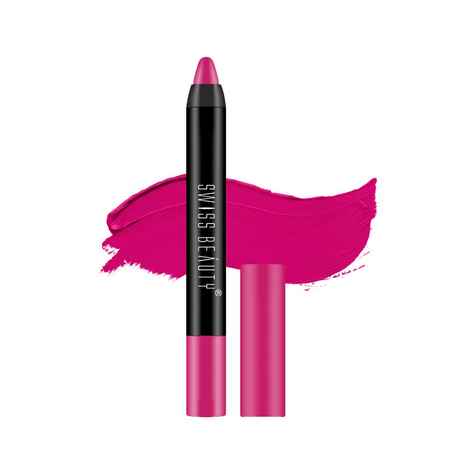 Buy Swiss Beauty Stay on Matte Crayon Lipstick SB-214-09 (Crayon) 3.5 gm - Purplle