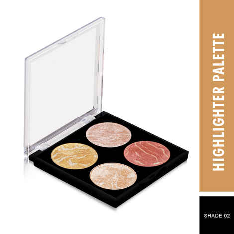 Buy Swiss Beauty Highlighter Palette - 2 - 10 gm - Purplle