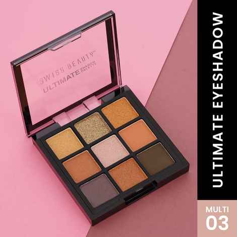 Swiss Beauty Ultimate Eyeshadow Palette Kit - Multi-03(6 gm)
