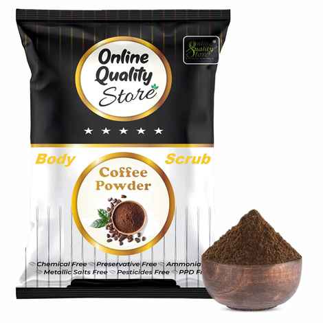 Buy Online Quality Store Coffee Body Scrub - 100 g |Scrubber |body pack |Tan Removal |Coffee Powder for Skin & Hair|coffee powder for face whitening{Coffee_Body_Scrub100 gm} - Purplle
