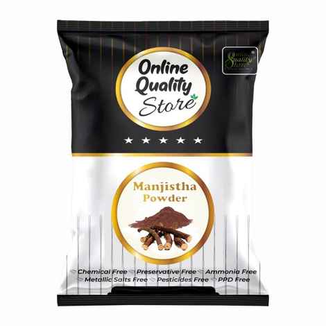 Online Quality Store 100% Organic Manjistha Powder | Manjistha Powder for Skin Whitening | Manjistha Powder for Face | Ayurvedic Herbal Powder |No Added Chemicals, 100 gm{manjistha_100}