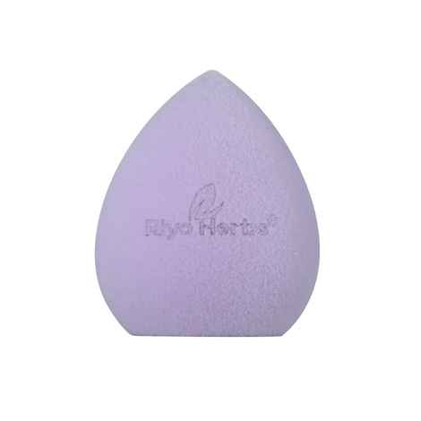 Riyo Herbs Microfiber Beauty Blender Puff For Cream & Foundation, 100% Latex, Grey - 1 Pc