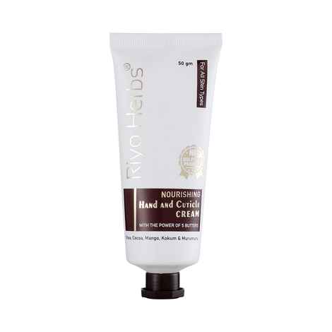 Buy Riyo Herbs Hand & Cuticle Cream With Vitamin E & Aloevera Extracts for Cuticle & Soft Hands, 50 gm - Purplle
