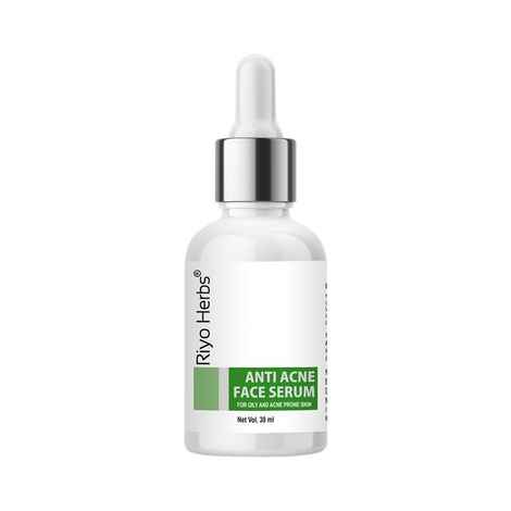 Buy Riyo Herbs Anti Acne Face Serum With Natural Neem Extracts For Anti Acne & Reduces Excess Oil, 30 ml - Purplle
