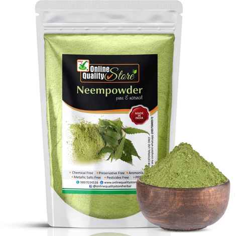 Buy Online Quality Store Neem Powder For Face & Skin_250g - Neem Leaf Powder for Skin, Anti-marks & Spots Removal, Pigmentation Cantrol, Natural Harble Face Pack {Neem_Powder_250gm} - Purplle