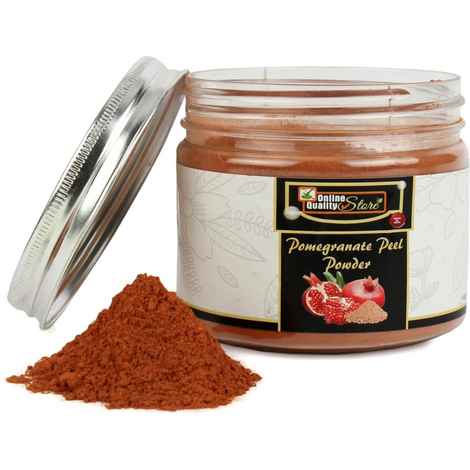 Buy Online Quality Store Jar Pomegranate Peel Powder | 100% Pure and Natural | Pomegranate Face Powder |Pomegranate Skin Mask_150g{Jar_pomegranate_150g} - Purplle