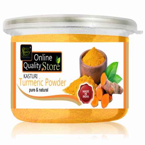 Buy Online Quality Store Kasturi Turmeric Powder - 100 g |kasturi haldi |kasturi haldi powder for face beauty |kasturi Manjal Wild Turmeric Powder for Skin Whitening-100g{Jar_Turmeric_100 gm} - Purplle