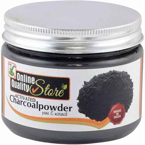 Buy Online Quality Store Activated Charcoal Powder - 100 g |Activated Charcoal Powder-100g | Ideal for Skin, Removes Dead Skin, Impurities, Detoxifies Skin{jar_charcoalpoowder_100gm} - Purplle