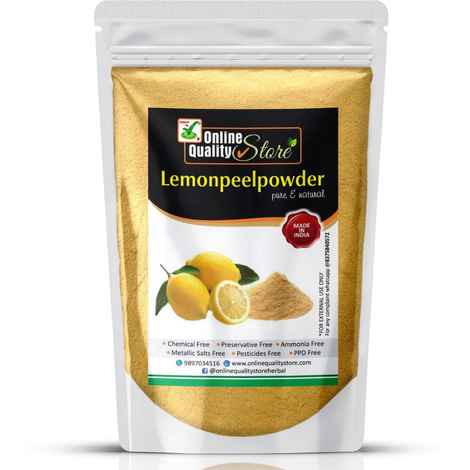 Buy Online Quality Store Lemon Powder - 400 g | lemon peel powder |No Chemicals |No Preservative, No Pesticides |face mask for acne |Acne Treatment |Dandruff Treatment | Multipurpose {lemonpowder_400} - Purplle
