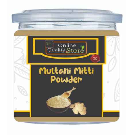 Buy Online Quality Store Multani Mitti Powder - 250 gm |100% Natural Multani Mitti powder for Face Pack | Fuller's Earth , Bentonite Clay |pure multni mitti powder for face body & hairs{jar_Multani_mitti_250} - Purplle