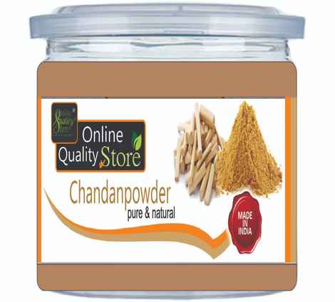 Buy Online Quality Store Chandan Powder - 100 g |Organic Chandan Powder, 100% Herbals Natural Sandwood Face Pack For Radiance & Glow,Sandwood Face Powder For Adults{Jar_pooja_chandan_100g} - Purplle