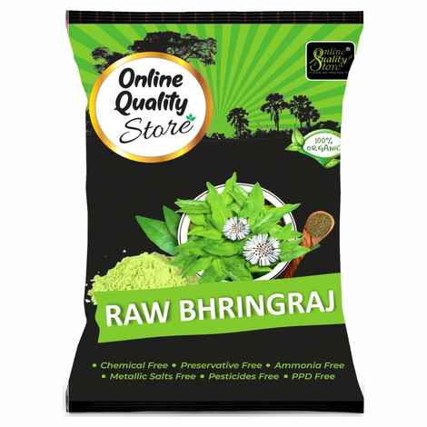 Buy Online Quality Store Raw Bringaraj_200g | Bringraj Dry Leaves Powder | Bhringraj Leaves | Bhangra - Eclipta Alba | False Daisy | Keshraj Ayurvedic Hair Masks and Hair Products{Raw_bhringraj_200 gm} - Purplle