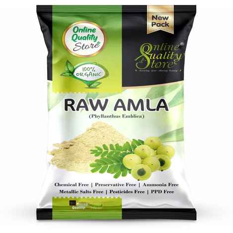 Buy Online Quality Store Raw Amla - 100 g |Amla powder |Organic Amla Indian Gooseberry Powder for Hair and skin |amla powder for hair growth organic |indian gooseberry {Raw_Amla_100} - Purplle
