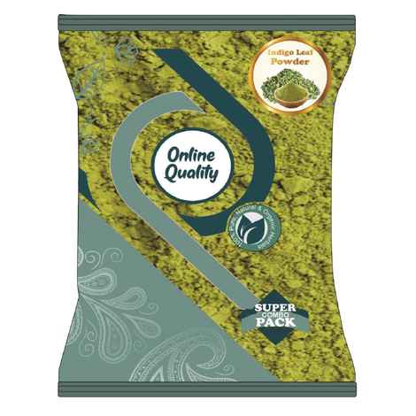 Buy Online Quality Store Indigo powder - 700 gm |Organic Indigo Powder | Indigofera Tinctoria | Natural Hair Colorant Black/Brown Hair & Beard |Indigo leaves powder used {indigo_powder_700} - Purplle
