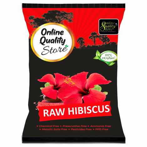 Buy Online Quality Store Raw Hibiscus - 100 gm |dry hibiscus flowers|dry hibiscus flowers for hair|Hibiscus Sabdariffa|Rosa Sinensis|gudhal ke phool{Raw_hibiscous_100} - Purplle