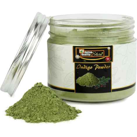 Buy Online Quality Store Indigo Powder - 100 g|Organic Indigo Powder | Indigofera Tinctoria | Natural Hair Colorant Black/Brown Hair & Beard |Indigo leaves powder {Jar_Indigo_100gm} - Purplle