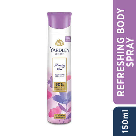 Buy Yardley London Morning Dew Body Spray For Women, 150 ml - Purplle