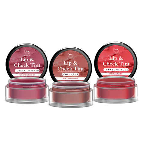 Buy Combo of 3- Columbus Lip Tint 5gm & Tunnel Of Love Lip Tint 5gm & Crazy Coster Lip Tint 5gm - Purplle