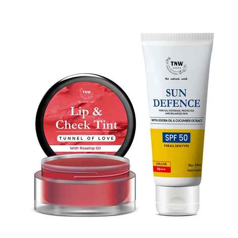 Buy Combo of 2- Tunnel Of Love Lip Tint 5gm & SPF Cream 50 gm - Purplle