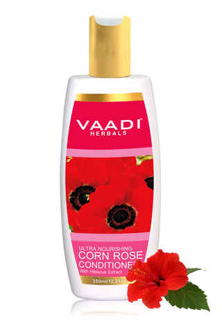Buy Vaadi Herbals Corn Rose Conditioner With Hibiscus Extract (350 ml) - Purplle