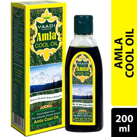 Buy Vaadi Herbals Amla Cool Oil with Brahmi & Amla Extract (200 ml) - Purplle