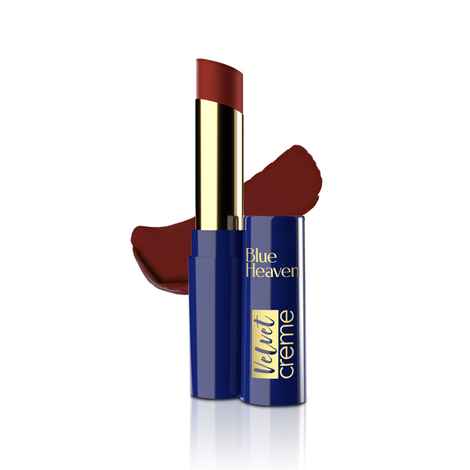 Buy Blue Heaven Velvet Creme Lipstick, Double Truffle, 3.5 gm - Purplle