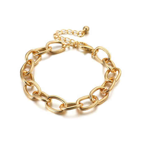 Buy Jewels Galaxy Gold Plated Rope Chain Bracelet - Purplle