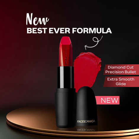 Buy Faces Canada Weightless Matte Finish Lipstick Punch Pink P02 (4.5 gm) - Purplle