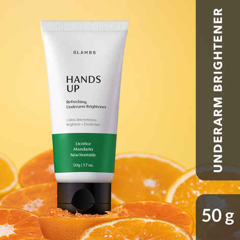 Glamrs Hands up Refreshing Underarm Brightener - Licorice Mandarin Niacinamide (50 gm)