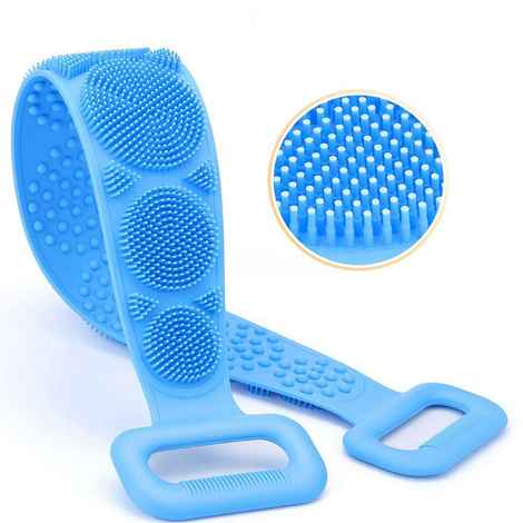 Buy Bronson Professional Back Scrubber Belt Cleaning Exfoliating Bath Brush (color & design may vary) 1 Pc - Purplle