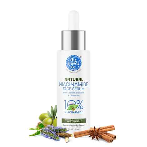 Buy The Moms Co. Natural Niacinamide Face Serum with 10% Niacinamide Reduce Acne Scars & Excess Oil (30 ml) - Purplle