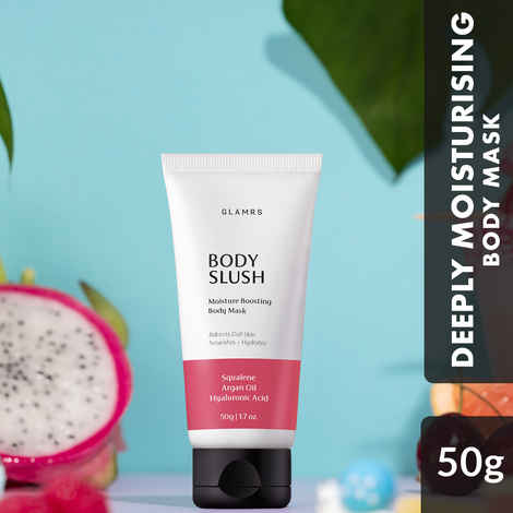 Buy Glamrs Body Slush - Youth Preserving Body Mask - Banana, Soy Wax, Bakuchiol (50 gm) - Purplle