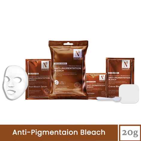 Buy NutriGlow Advanced Organics Anti-Pigmentation Bleach For Blemish Removal (20 gm) - Purplle