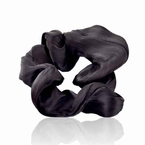 Buy GUBB Hair Scrunchie for Women, Elastic Hair Band - Black Sapphire - Purplle