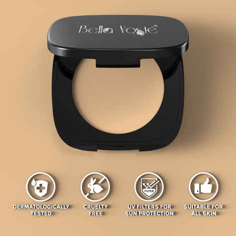 Buy Bella Voste Compact Powder , Mattifies Skin, Shine Control & Oil Absorbing Formula, UV Filters for SUN Protection, Shade - HD06 - CARAMEL - 9 gm - Purplle