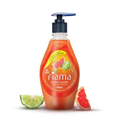 Buy Fiama Happy Moisturizing hand wash, Grapefruit and Bergamot, 400 ml - Purplle