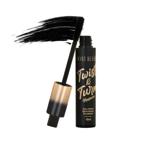 Buy Swiss Beauty Twist & Turn Mascara Black 10 ml - Purplle