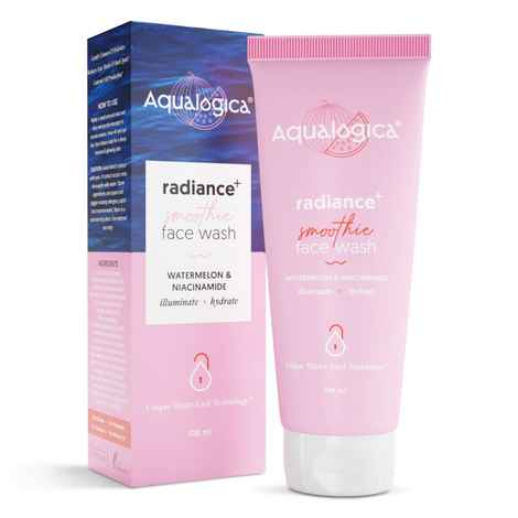 Buy Aqualogica Radiance+ Smoothie Face Wash with Watermelon & Niacinamide 100 ml - Purplle