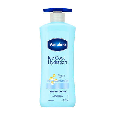 Buy Vaseline Ice Cool Hydration Lotion, 400 ml - Purplle