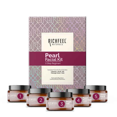 Buy Richfeel Pearl Facial Kit (5 x 50 g) - Purplle