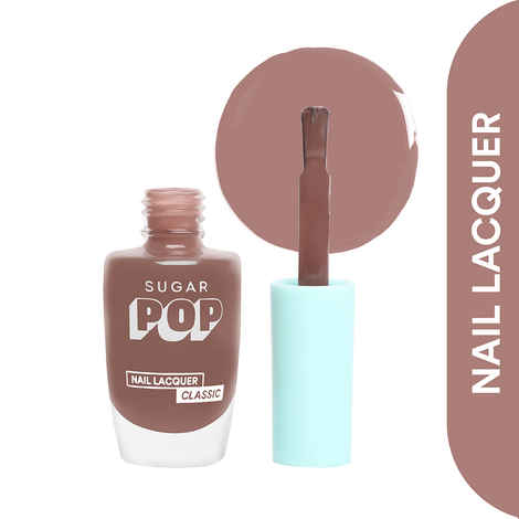Buy SUGAR POP Nail Lacquer - 29 Brown Town (Neutral Brown) 10 Ml - Dries In 45 Seconds, Chip-Resistant, Long-Lasting. Glossy Finish High Shine Nail Polish - Purplle