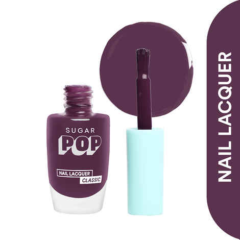 Buy SUGAR POP Nail Lacquer - 30 Plum Pluck (Plum Red) 10 Ml - Dries In 45 Seconds - Quick-Drying, Chip-Resistant, Long-Lasting. Glossy Finish High Shine Nail Enamel/Polish For Women. - Purplle