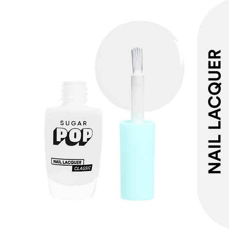 Buy SUGAR POP Nail Lacquer – 31 Ivory Supreme (White) | Dries in 45 seconds | Chip-resistant | Glossy Finish | High Shine | Nail Polish for Women - 10 ml - Purplle
