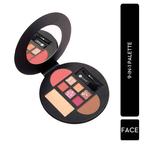 Buy SUGAR Cosmetics Contour De Force Eyes And Face Palette | Pigmented, Long- lasting & Smudgeproof | Includes Blush, Bronzer, Highlighter and 6 Eyeshadow shades - 02 Pink Pro | 20.3 gm - Purplle